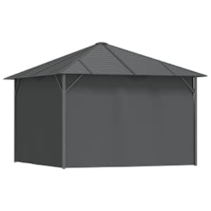vidaXL Gazebo with Sidewalls&Roof 3x3 m Anthracite