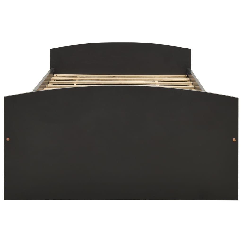 Giroletto Con 2 Cassetti Grigio In Massello Di Pino 90x200 Cm VidaXL 15 width=274