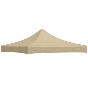 vidaXL peotelgi katus 3 x 3 m, beež, 270 g/m&sup2;