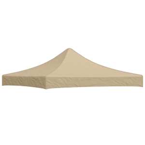 Střecha k party stanu 3 x 3 m béžová 270 g/m²