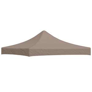 vidaXL peotelgi katus 3 x 3 m, pruunikashall, 270 g/m&sup2;