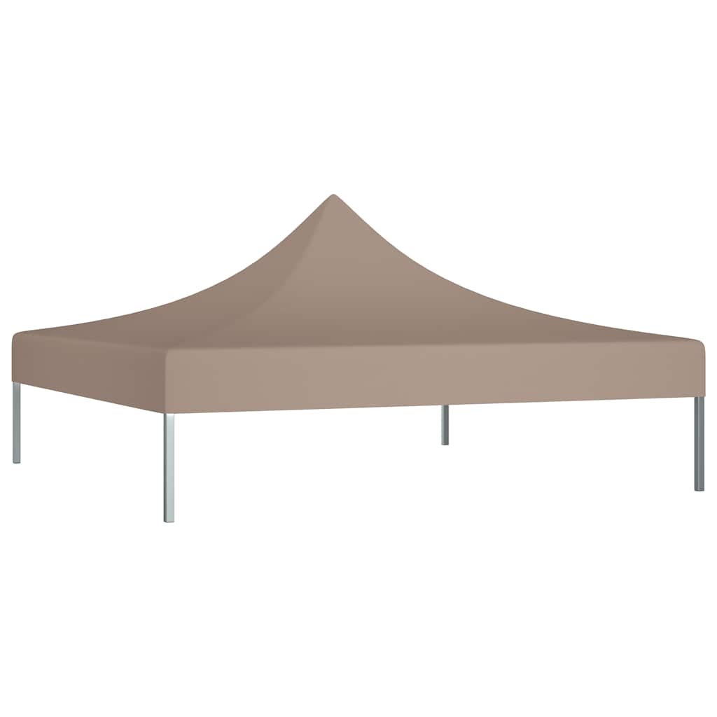vidaXL Acoperiș pentru cort de petrecere, gri taupe, 3x3 m, 270 g/m²