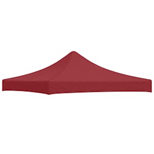 Střecha k party stanu 3 x 3 m vínová 270 g/m² - obrázek 1