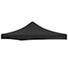 vidaXL peotelgi katus 3 x 3 m, must, 270 g/m&sup2;