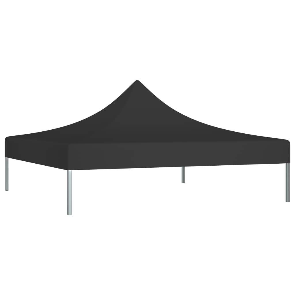 

vidaXL Partytentdak 270 g/m² 3x3 m zwart