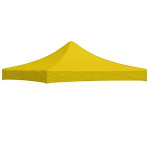 vidaXL peotelgi katus 3 x 3 m, kollane, 270 g/m&sup2;