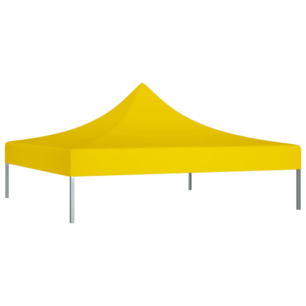 Acoperiș pentru cort de petrecere, galben, 3 x 3 m, 270 g/m²