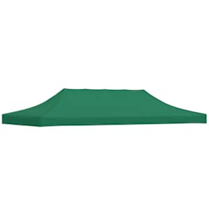 Střecha k party stanu 6 x 3 m zelená 270 g/m² - obrázek 1