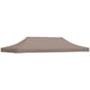 vidaXL peotelgi katus 6 x 3 m, pruunikashall, 270 g/m&sup2;