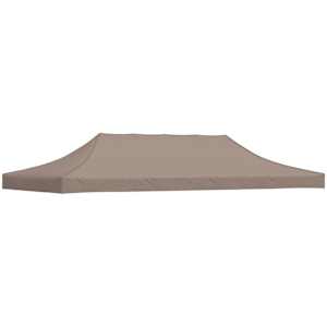 Streha za vrtni šotor 6x3 m taupe 270 g/m²