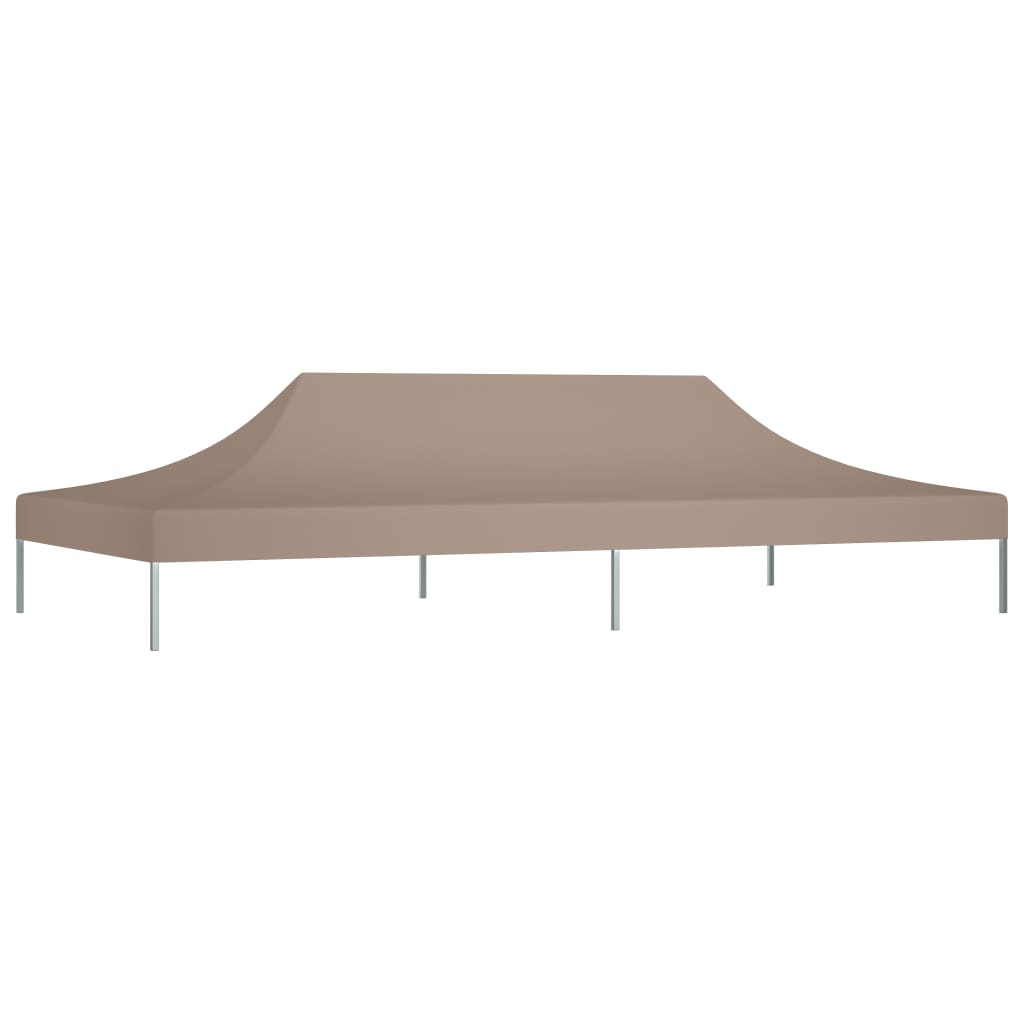 vidaXL Acoperiș pentru cort de petrecere, gri taupe, 6 x 3 m, 270 g/m²