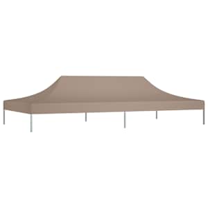 Střecha k party stanu 6 x 3 m taupe 270 g/m² - obrázek 2