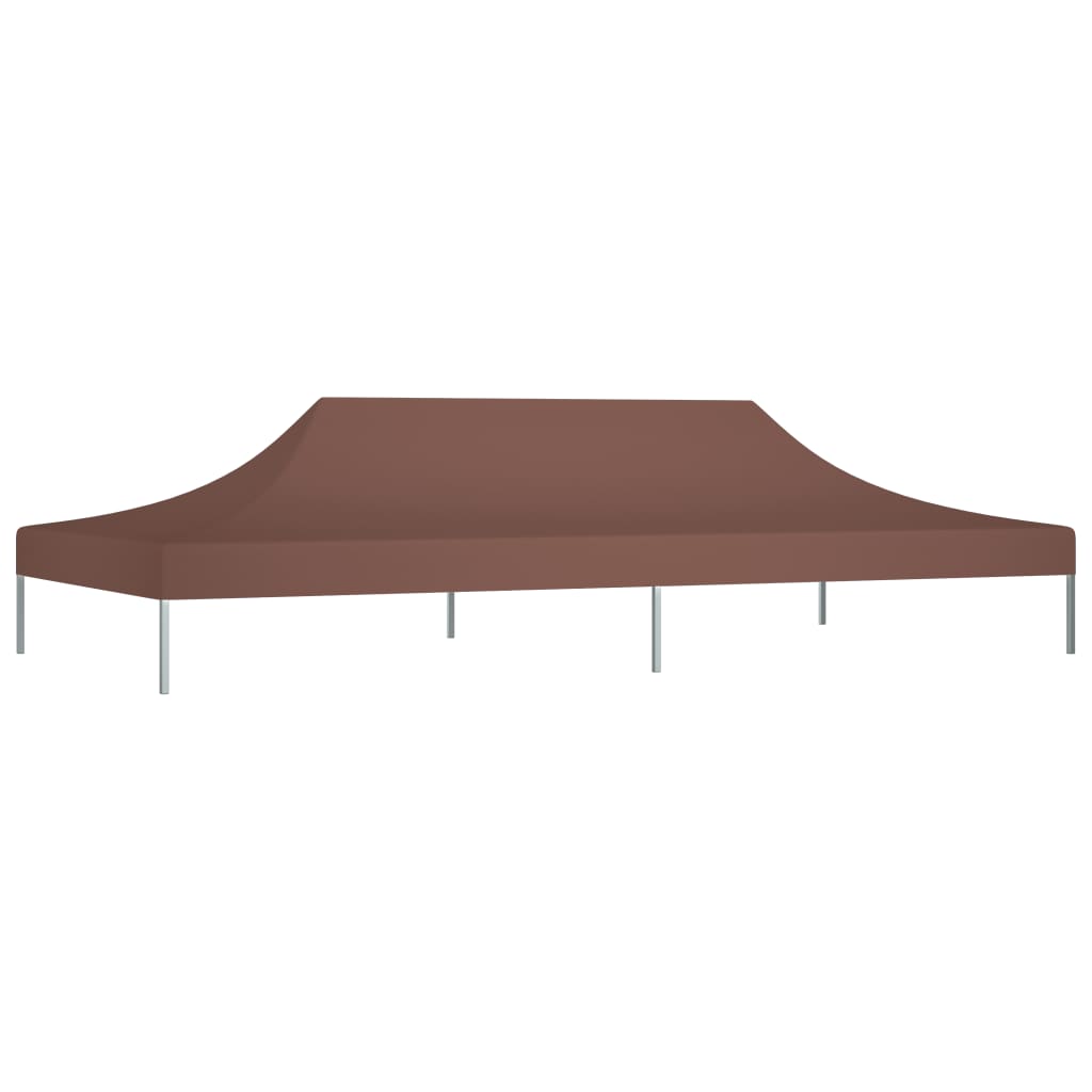 vidaXL Techo de carpa para celebraciones marrón 6x3 m 270 g/m²