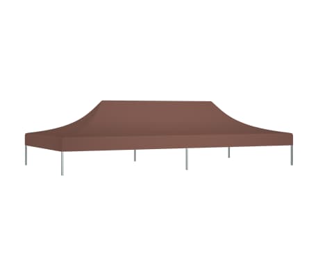 vidaXL Techo de carpa para celebraciones marrón 6x3 m 270 g/m²