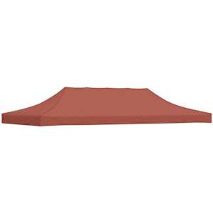 Střecha k party stanu 6 x 3 m cihlová 270 g/m² - obrázek 1
