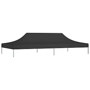 Střecha k party stanu 6 x 3 m černá 270 g/m² - obrázek 2