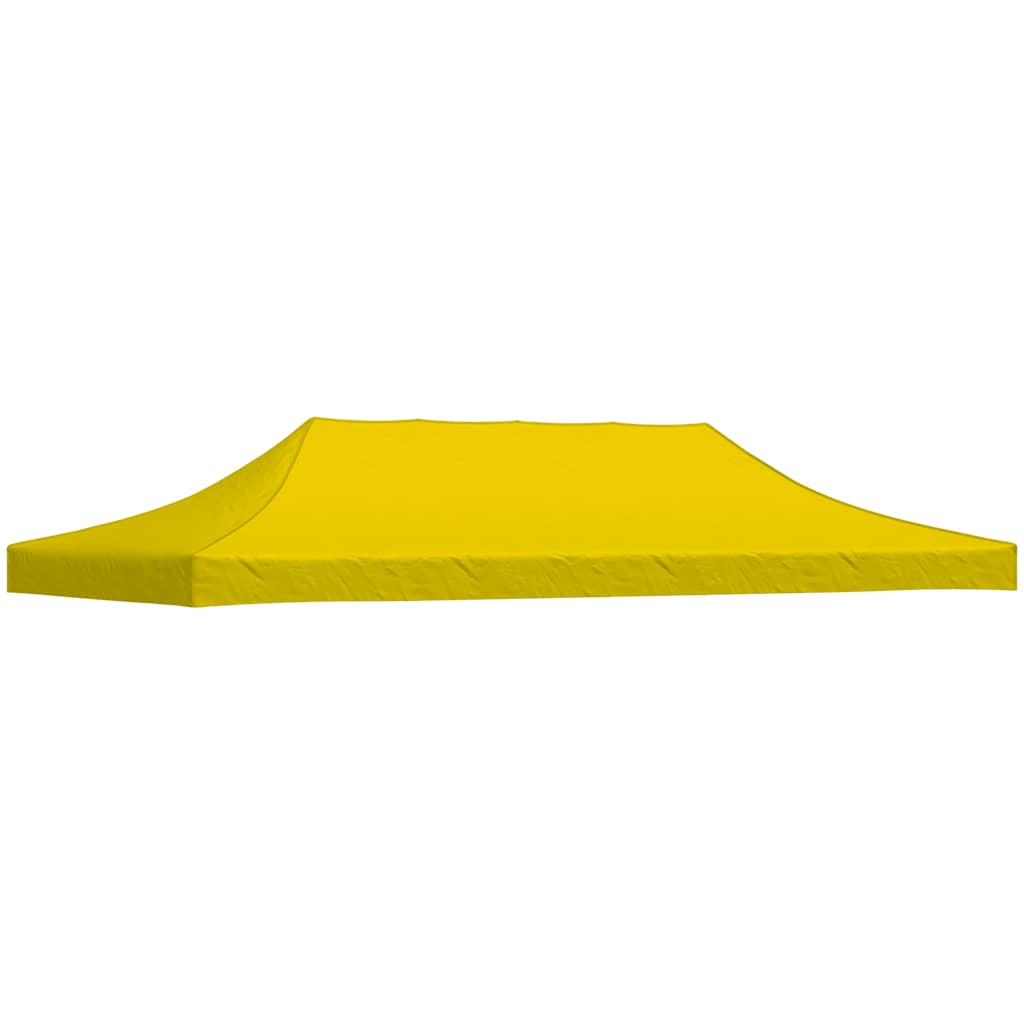 vidaXL Acoperiș pentru cort de petrecere, galben, 6 x 3 m, 270 g/m²