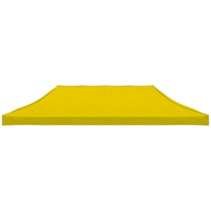 Střecha k party stanu 6 x 3 m žlutá 270 g/m² - obrázek 3