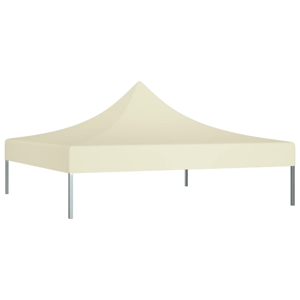 vidaXL Acoperiș pentru cort de petrecere, crem, 2 x 2 m, 270 g/m²