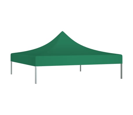 vidaXL Покривало за парти шатра, 2x2 м, зелено, 270 г/м²