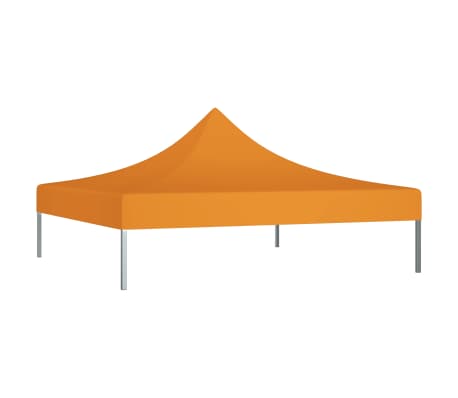 vidaXL Acoperiș pentru cort de petrecere portocaliu 2 x 2 m, 270 g/m²