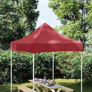 Střecha k party stanu 2 x 2 m vínová 270 g/m² - obrázek 1
