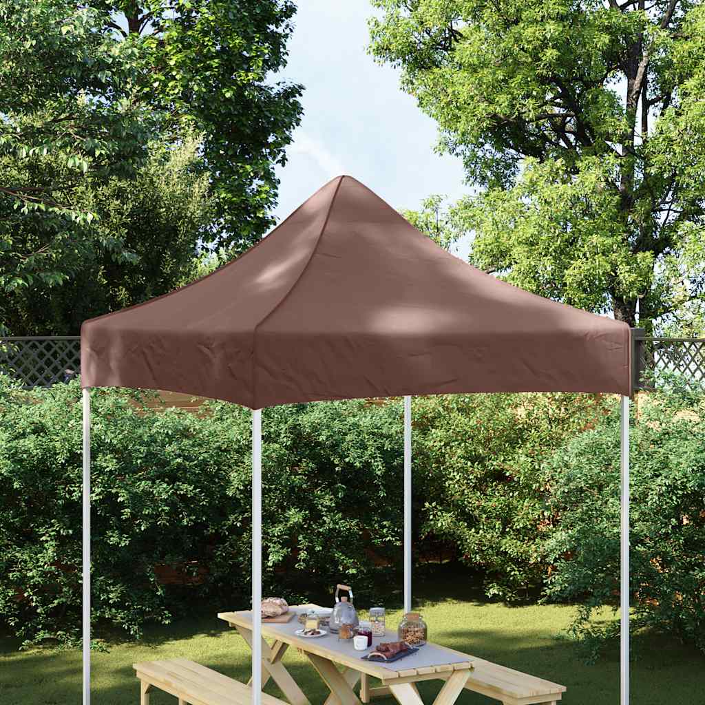 vidaXL Acoperiș pentru cort de petrecere, maro, 2 x 2 m, 270 g/m²