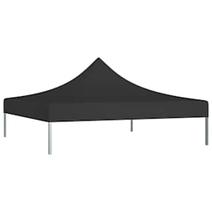 Střecha k party stanu 2 x 2 m černá 270 g/m² - obrázek 3