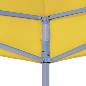 Střecha k party stanu 2 x 2 m žlutá 270 g/m² - obrázek 5