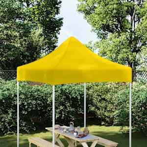 Střecha k party stanu 2 x 2 m žlutá 270 g/m² - obrázek 1