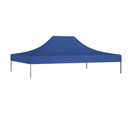 vidaXL Party Tent Roof 4x3 m Blue 270 g/m&sup2;