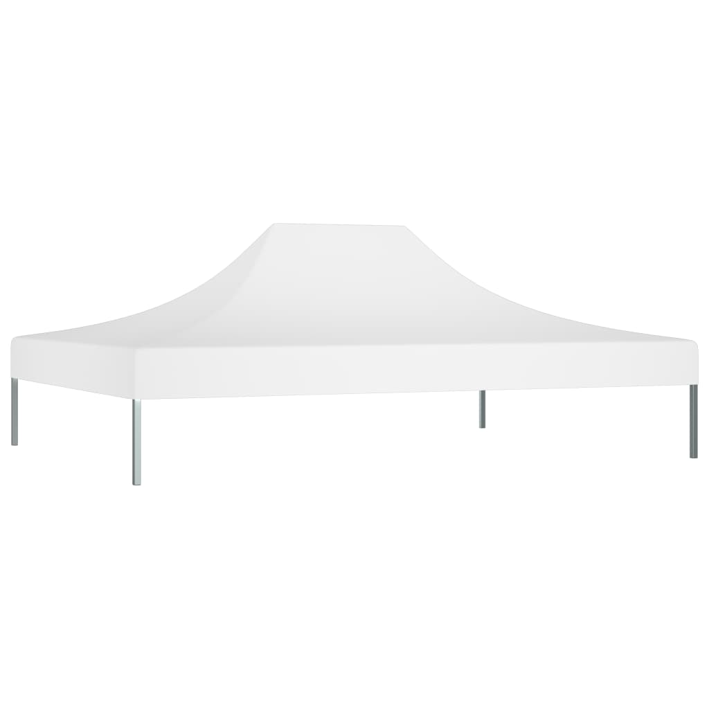 vidaXL Partytentdak 270 g/m² 4x3 m wit afbeelding
