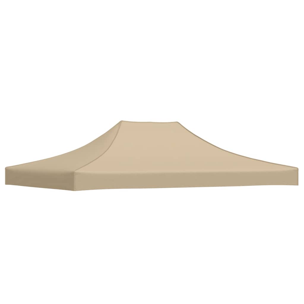 vidaXL Střecha k party stanu 4 x 3 m béžová 270 g/m²
