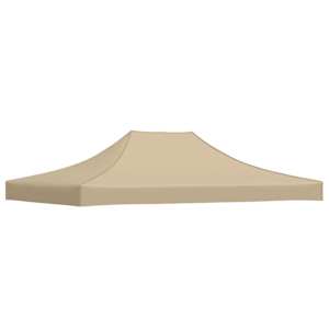 Střecha k party stanu 4 x 3 m béžová 270 g/m² - obrázek 2