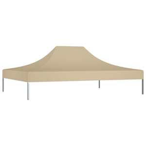 Střecha k party stanu 4 x 3 m béžová 270 g/m² - obrázek 3