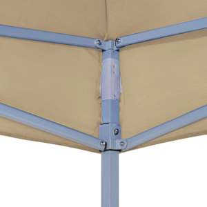 Střecha k party stanu 4 x 3 m béžová 270 g/m² - obrázek 6