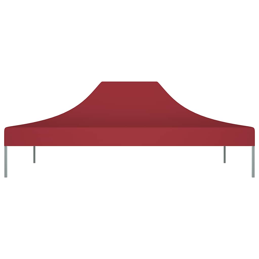 vidaXL Acoperiș pentru cort de petrecere, vișiniu, 4 x 3 m, 270 g/m²