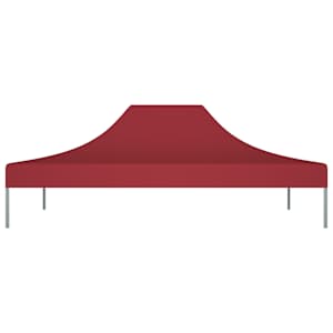 Střecha k party stanu 4 x 3 m vínová 270 g/m² - obrázek 3