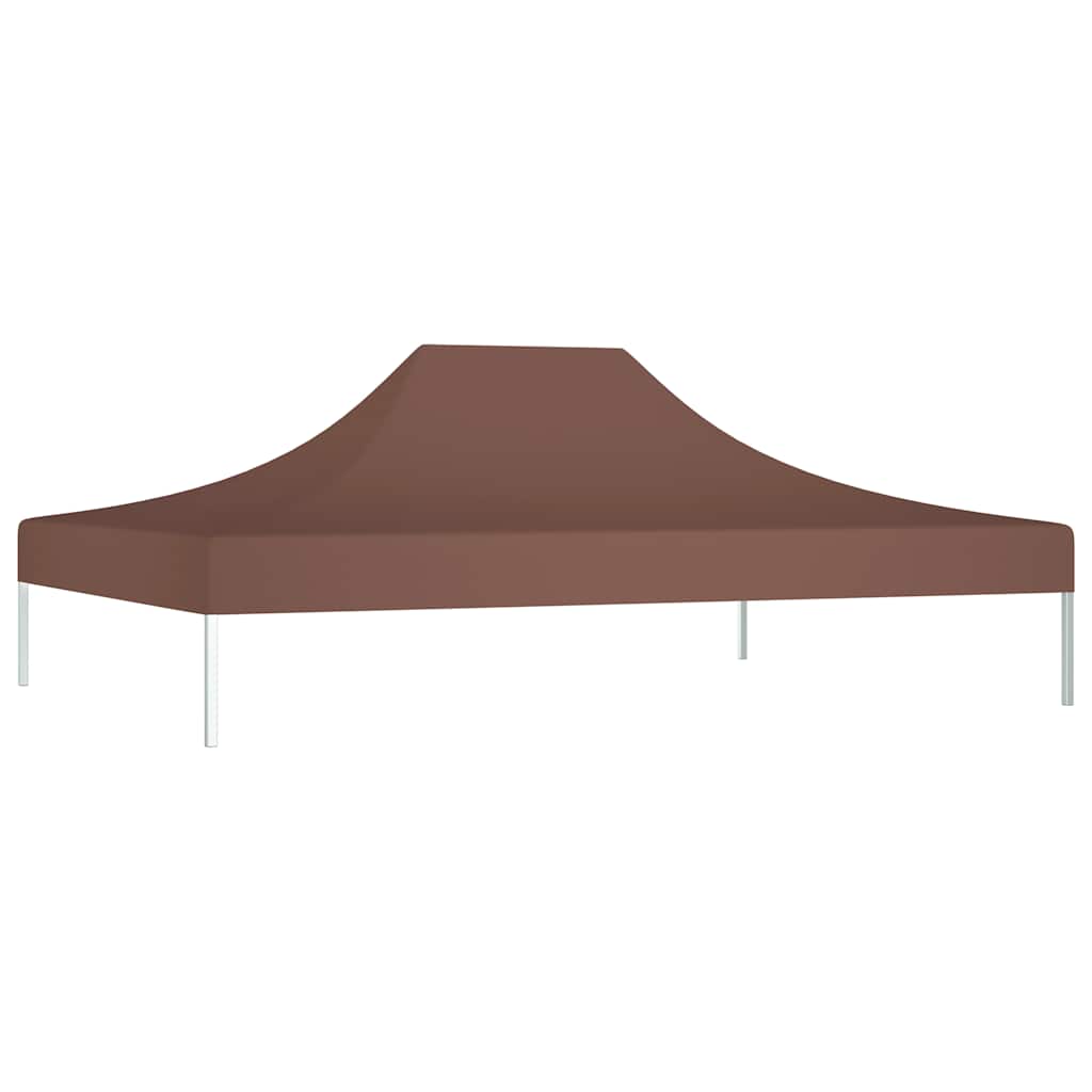 vidaXL Acoperiș pentru cort de petrecere, maro, 4 x 3 m, 270 g/m²