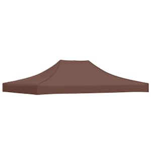 Střecha k party stanu 4 x 3 m hnědá 270 g/m² - obrázek 5