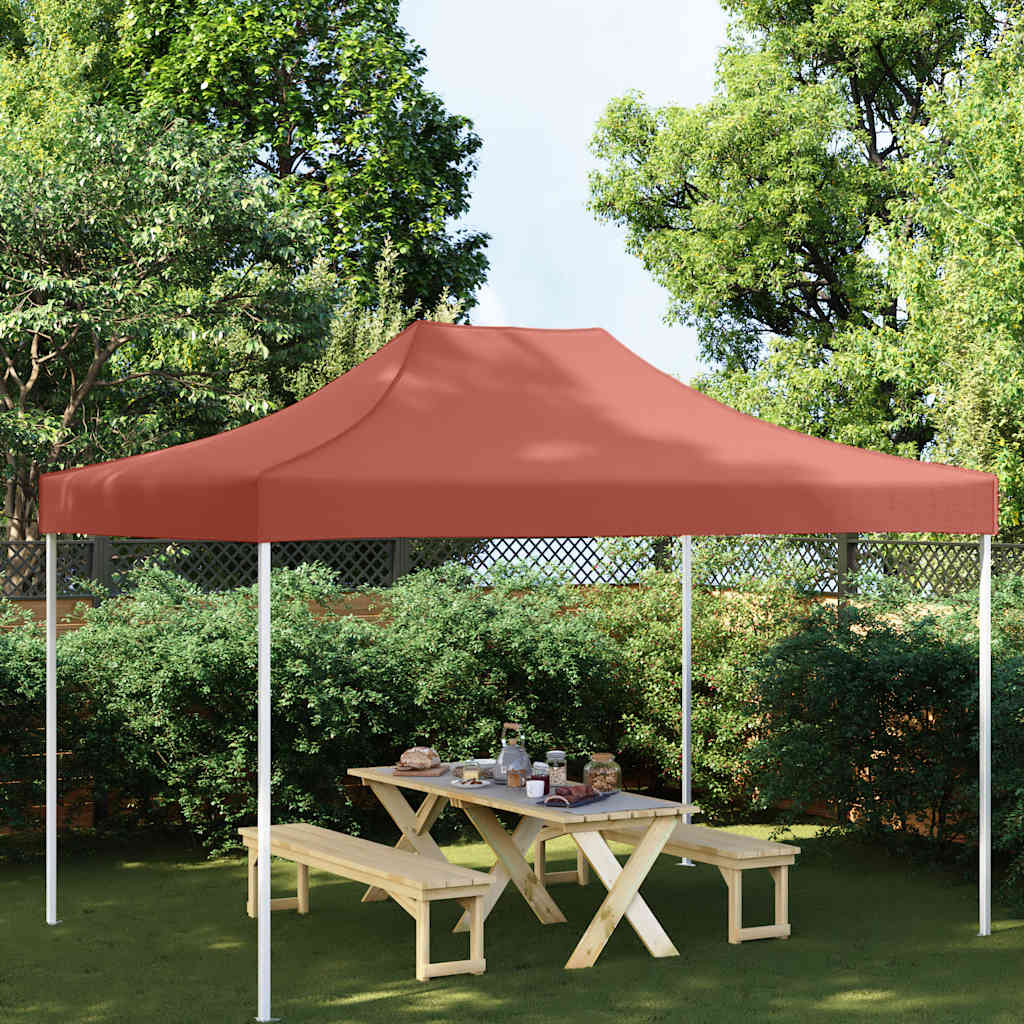 vidaXL Partyzelt-Dach 4x3 m Terrakotta-Rot 270 g/m²