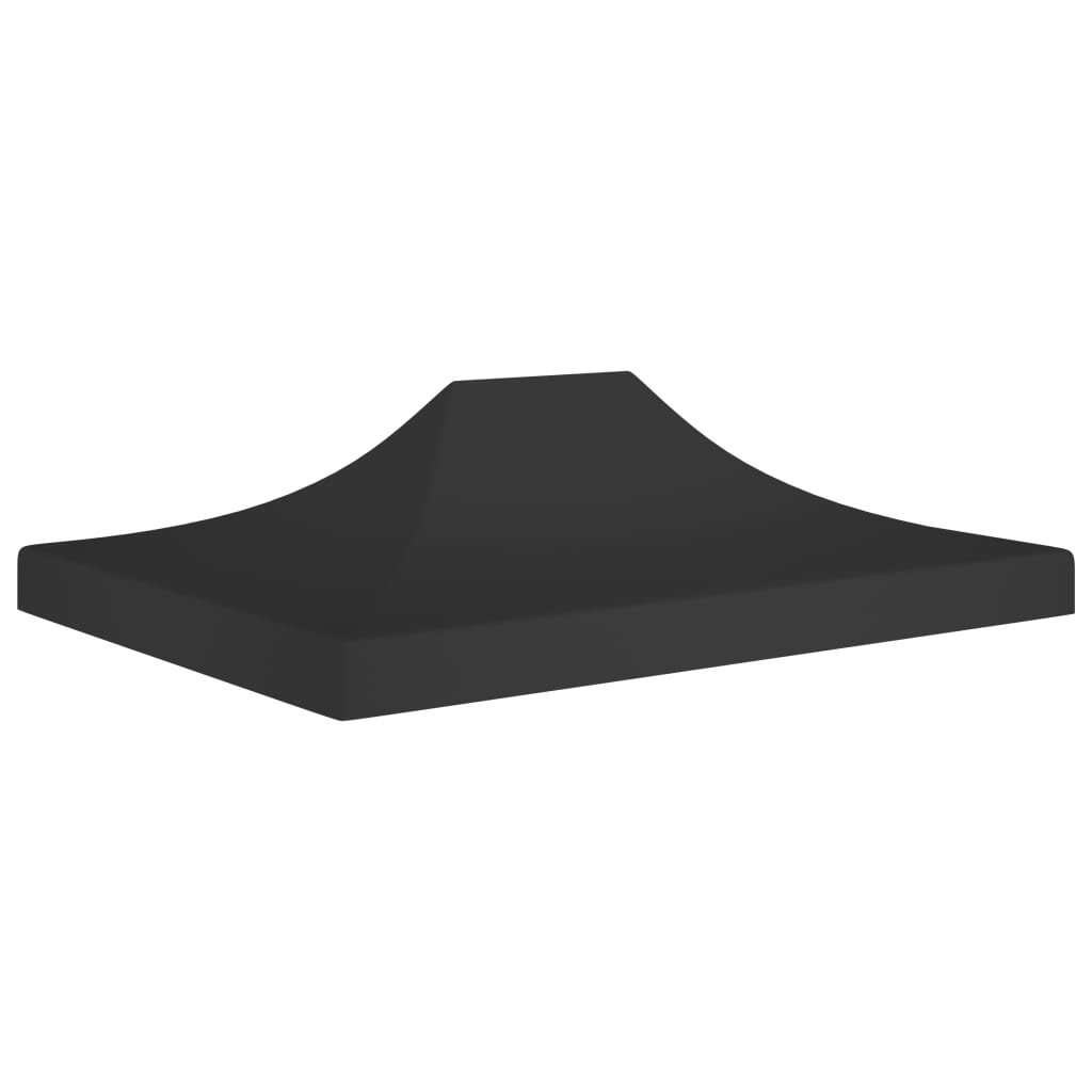 vidaXL Acoperiș pentru cort de petrecere, negru, 4 x 3 m, 270 g/m²