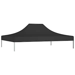 Střecha k party stanu 4 x 3 m černá 270 g/m² - obrázek 2