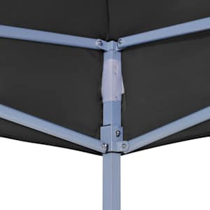 Střecha k party stanu 4 x 3 m černá 270 g/m² - obrázek 5