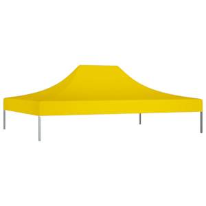 Střecha k party stanu 4 x 3 m žlutá 270 g/m² - obrázek 3