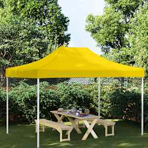 Streha za vrtni šotor 4x3 m rumena 270 g/m²