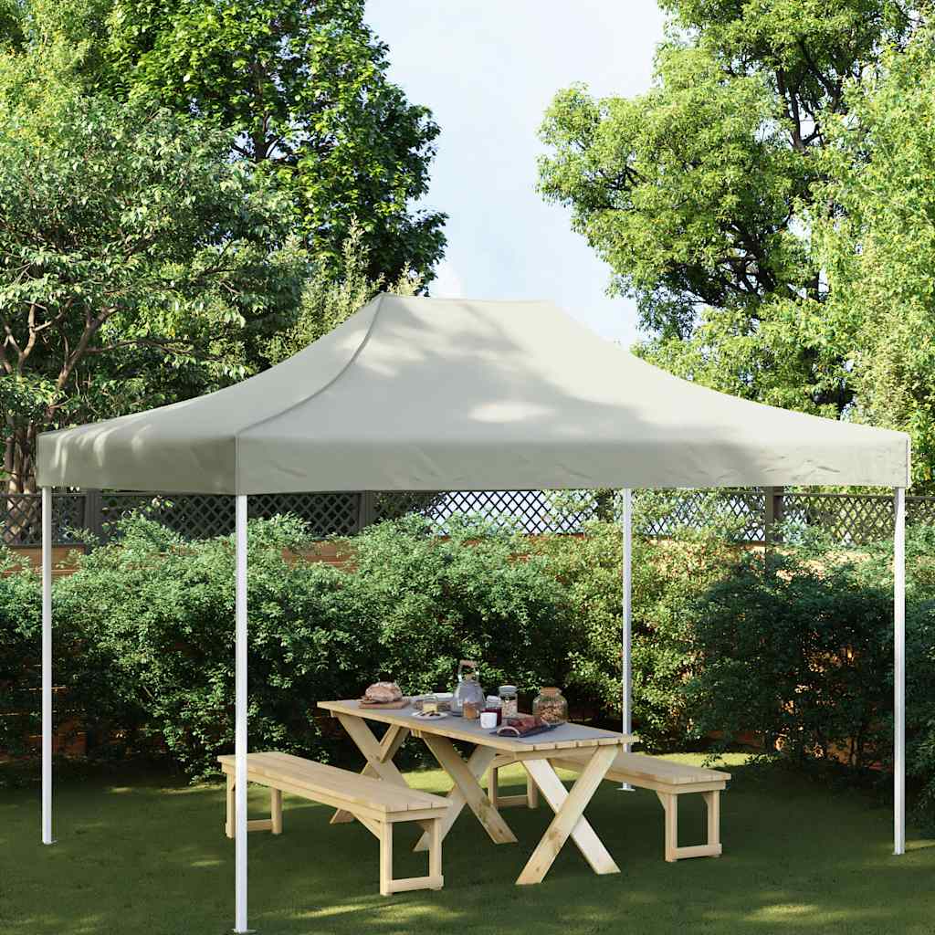 vidaXL Partyzelt-Dach 4,5x3 m Creme 270 g/m²