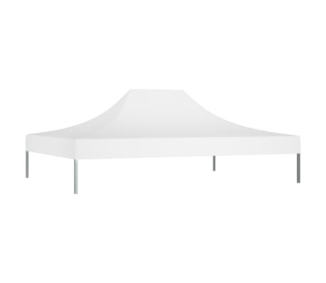 vidaXL Party Tent Roof 4.5x3 m White 270 g/m&sup2;