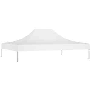 vidaXL Party Tent Roof 4.5x3 m White 270 g/m&sup2;