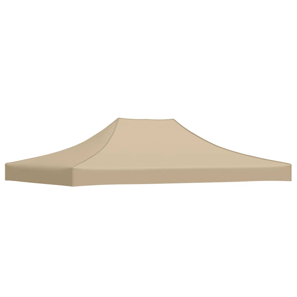 vidaXL Střecha k party stanu 4,5 x 3 m béžová 270 g/m²